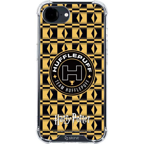 Wizarding Worlds Harry Potter Team Hufflepuff iPhone 16e Clear Case