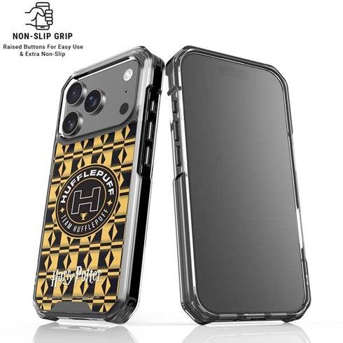 Wizarding Worlds Harry Potter Team Hufflepuff iPhone 18 Pro Clear Case