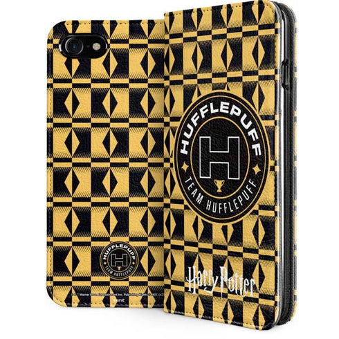 Wizarding Worlds Harry Potter Team Hufflepuff iPhone SE (2nd & 3rd Gen) Folio Case