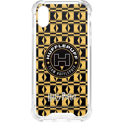 Wizarding Worlds Harry Potter Team Hufflepuff iPhone XS Clear Case