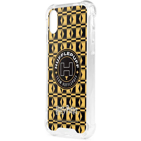 Wizarding Worlds Harry Potter Team Hufflepuff iPhone XS Clear Case