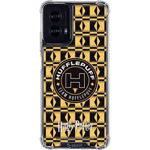 Wizarding Worlds Harry Potter Team Hufflepuff Moto G Power 5G (2024) Clear Case
