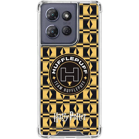 Wizarding Worlds Harry Potter Team Hufflepuff Moto G Power 5G (2025) Clear Case