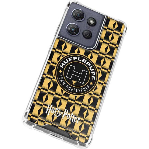 Wizarding Worlds Harry Potter Team Hufflepuff Moto G Power 5G (2025) Clear Case