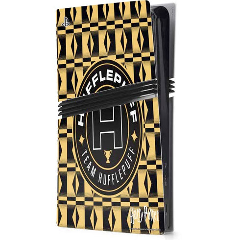 Wizarding Worlds Harry Potter Team Hufflepuff PS5 Pro Console Skin