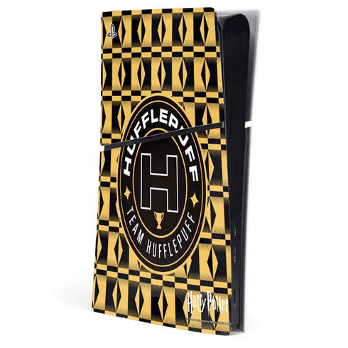 Wizarding Worlds Harry Potter Team Hufflepuff PS5 Slim Digital Edition Console Skin