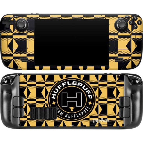 Wizarding Worlds Harry Potter Team Hufflepuff Steam Deck Handheld Gaming Computer OLED Skin