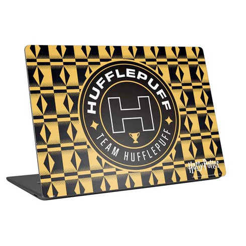 Wizarding Worlds Harry Potter Team Hufflepuff Laptop Skins