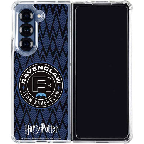 Wizarding Worlds Harry Potter Team Ravenclaw Galaxy Z Fold6 Clear Case