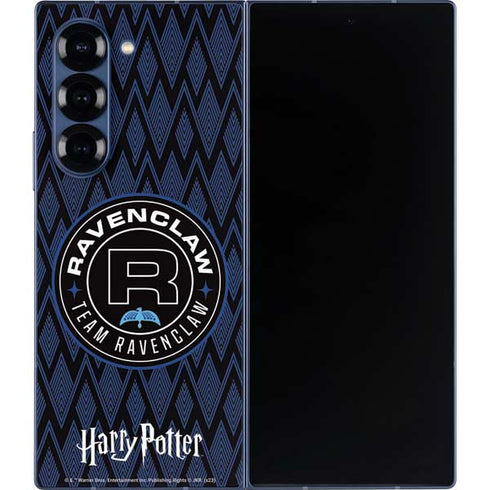 Wizarding Worlds Harry Potter Team Ravenclaw Galaxy Z Fold6 Skin