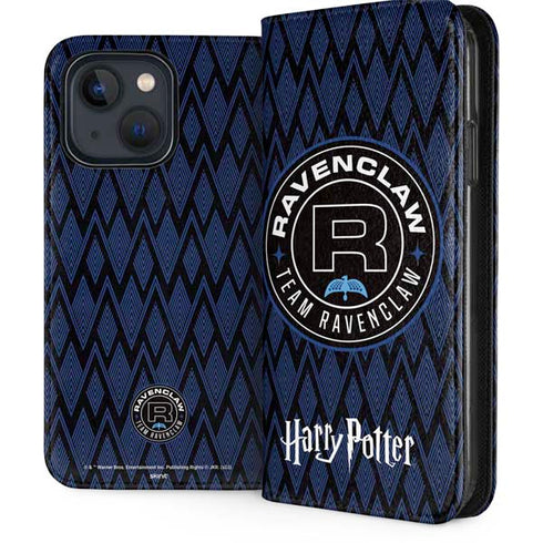 Wizarding Worlds Harry Potter Team Ravenclaw iPhone 14 Plus Folio Case