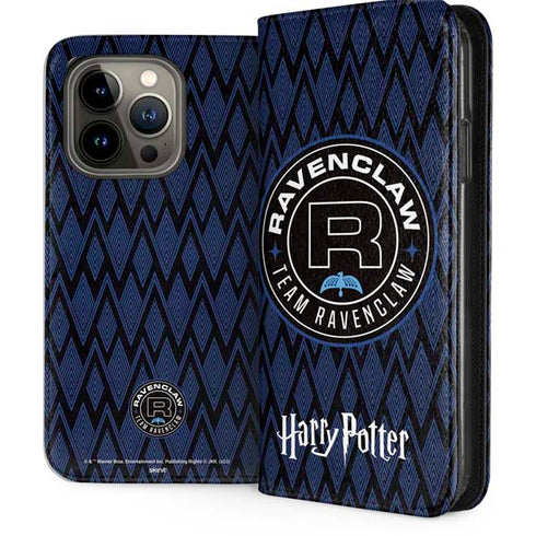 Wizarding Worlds Harry Potter Team Ravenclaw iPhone 14 Pro Folio Case