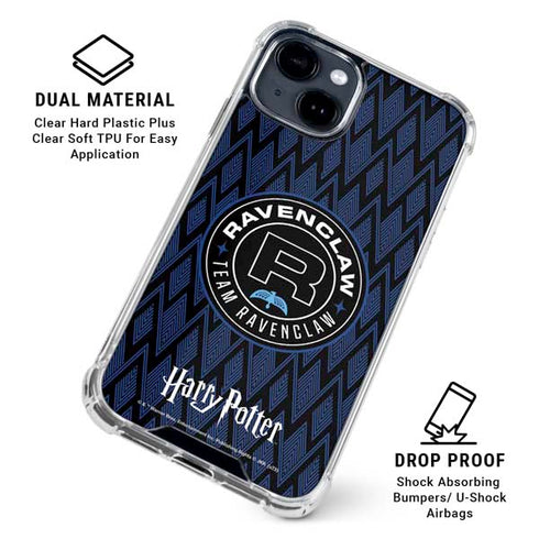 Wizarding Worlds Harry Potter Team Ravenclaw iPhone 15 Clear Case