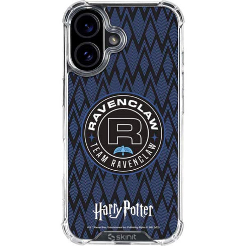 Wizarding Worlds Harry Potter Team Ravenclaw iPhone 16 Clear Case