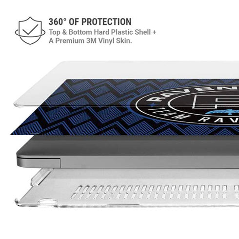 Wizarding Worlds Harry Potter Team Ravenclaw MacBook Pro 14in (2021-24) Case plus Skin