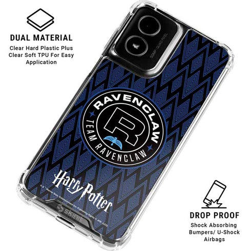 Wizarding Worlds Harry Potter Team Ravenclaw Moto G Power 5G (2024) Clear Case
