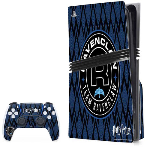 Wizarding Worlds Harry Potter Team Ravenclaw PS5 Pro Disk Bundle Skin