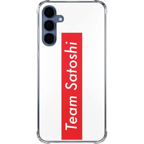 Team Satoshi Galaxy A55 5G Clear Case