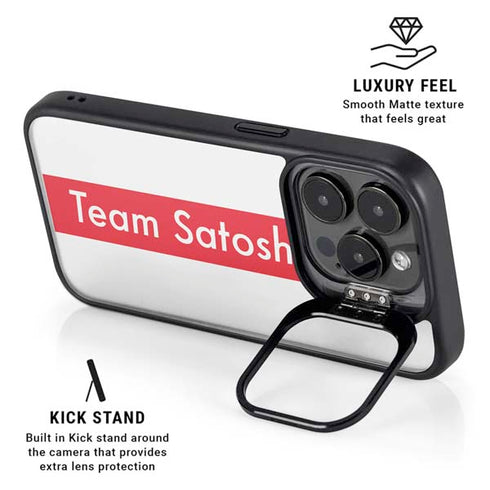 Team Satoshi iPhone 13 Pro Kickstand Case
