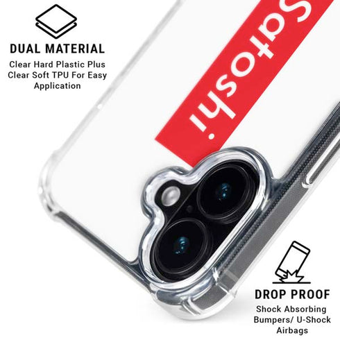 Team Satoshi iPhone 16 Clear Case