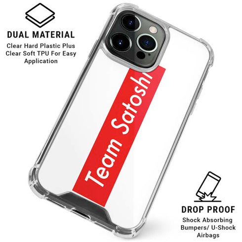 Team Satoshi iPhone 16 Pro Clear Case