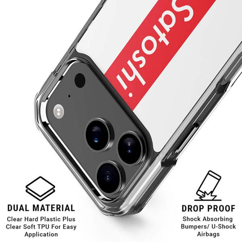 Team Satoshi iPhone 18 Pro Clear Case