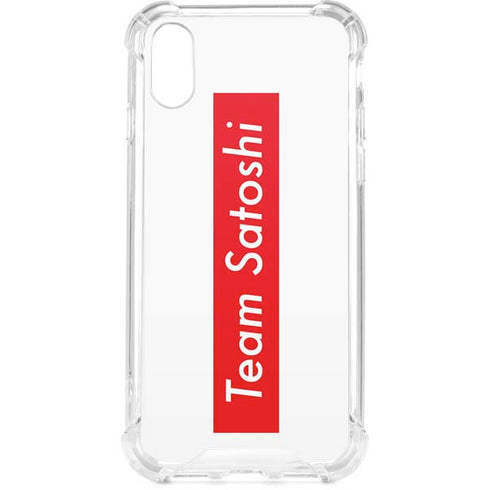 Team Satoshi iPhone XS Clear Case