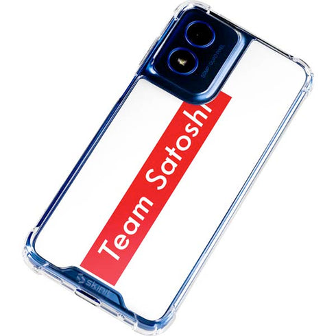 Team Satoshi Moto G 5G (2024) Clear Case