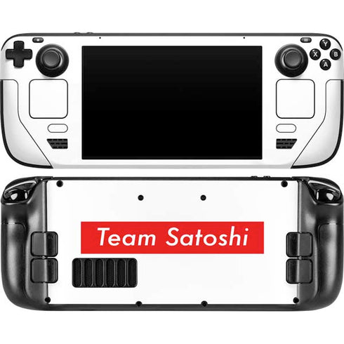 Team Satoshi Steam Deck Handheld Gaming Computer OLED Skin
