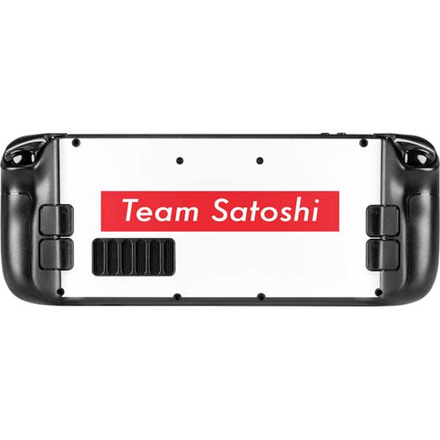Team Satoshi Steam Deck Handheld Gaming Computer Skin