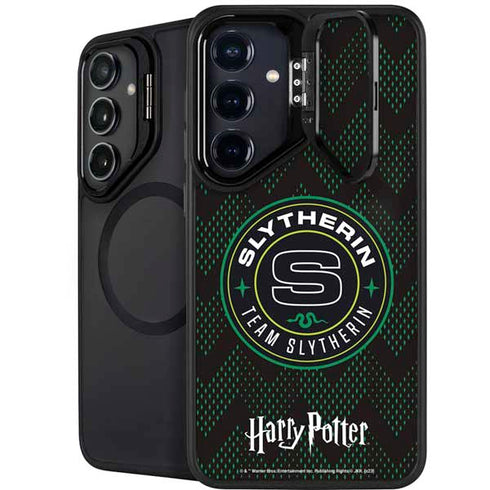 Wizarding Worlds Harry Potter Team Slytherin Galaxy S24 FE Kickstand Case