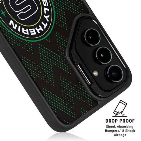 Wizarding Worlds Harry Potter Team Slytherin Galaxy S24 FE Kickstand Case
