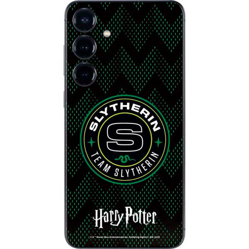 Wizarding Worlds Harry Potter Team Slytherin Galaxy S24 Plus Skin