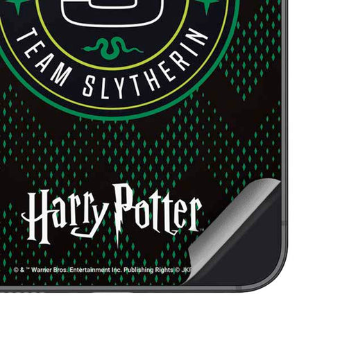 Wizarding Worlds Harry Potter Team Slytherin Galaxy S25 Plus Skin