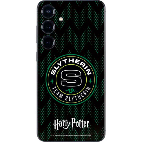 Wizarding Worlds Harry Potter Team Slytherin Galaxy S24 Skin