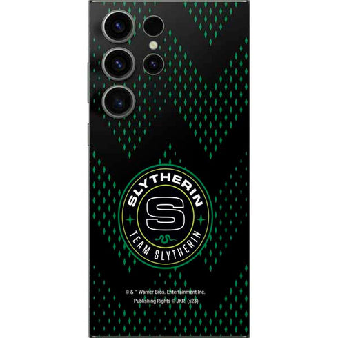 Wizarding Worlds Harry Potter Team Slytherin Galaxy S25 Ultra Skin
