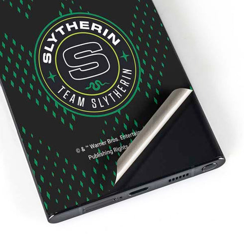 Wizarding Worlds Harry Potter Team Slytherin Galaxy S24 Ultra Skin