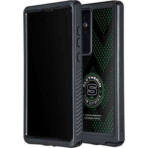 Wizarding Worlds Harry Potter Team Slytherin Galaxy S24 Ultra Waterproof Case