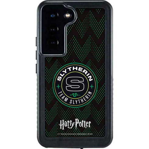 Wizarding Worlds Harry Potter Team Slytherin Galaxy S24 Waterproof Case