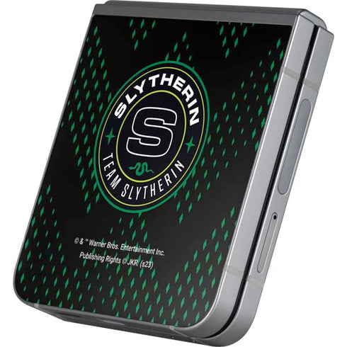 Wizarding Worlds Harry Potter Team Slytherin Galaxy Z Flip6 Skin