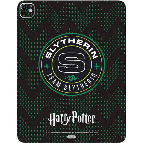 Wizarding Worlds Harry Potter Team Slytherin iPad Pro 13in M4 (2024) Skin