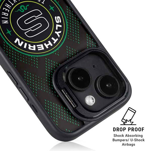 Wizarding Worlds Harry Potter Team Slytherin iPhone 14 Kickstand Case
