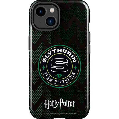 Wizarding Worlds Harry Potter Team Slytherin iPhone 15 Impact Case