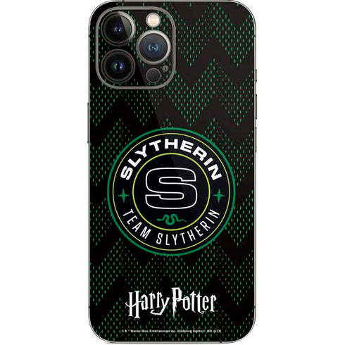 Wizarding Worlds Harry Potter Team Slytherin iPhone 15 Pro Max Skin