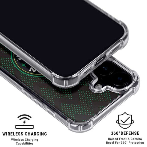 Wizarding Worlds Harry Potter Team Slytherin iPhone 16 Clear Case