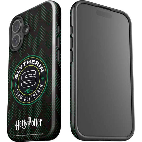 Wizarding Worlds Harry Potter Team Slytherin iPhone 16 Impact Case