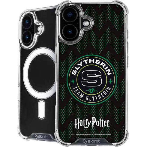 Wizarding Worlds Harry Potter Team Slytherin iPhone 16 MagSafe Case