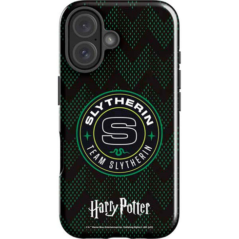 Wizarding Worlds Harry Potter Team Slytherin iPhone 16 Plus Impact Case