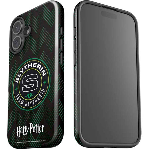 Wizarding Worlds Harry Potter Team Slytherin iPhone 16 Plus Impact Case