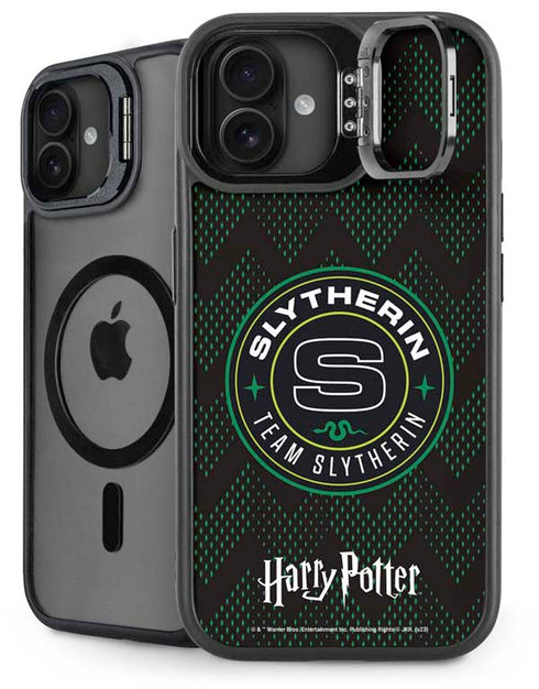 Wizarding Worlds Harry Potter Team Slytherin iPhone 16 Plus Kickstand Case